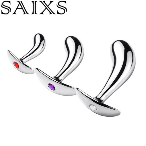 metal anal plug p spot stimulator prostate massager butt plug wearable