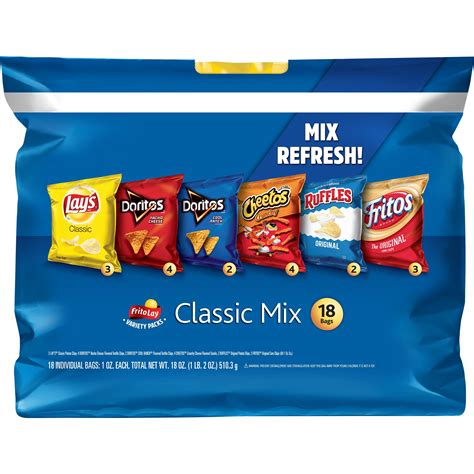 frito lay classic mix variety pack  count walmartcom