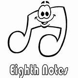 Music Coloring Note Pages Notes Printable Kids Smiling Eighth Kid Quarter Momjunction Top Online Lover Interesting Little Choose Board sketch template
