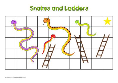 editable snakes  ladders games sb sparklebox