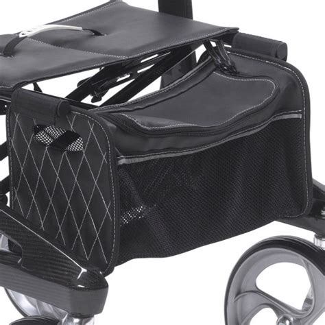 drive nitro elite carbon fiber luxury rollator wheelchair