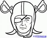 Raiders Oakland Drawing Football Clipart Raider Simple Draw Coloring Pages Stencil Helmet Mascot Step Logo Cliparts Clipartpanda Symbols Dragoart Team sketch template