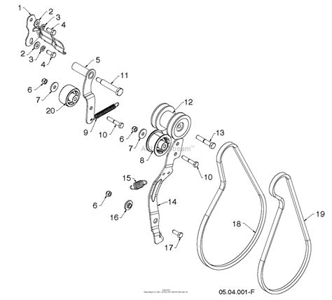 husqvarna st     parts diagram  chassis engine pulleys