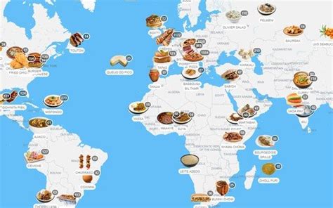 mapa interativo mostra o prato típico em cada região do