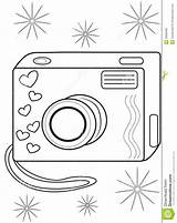 Camera Coloring 1033 82kb 1300px sketch template