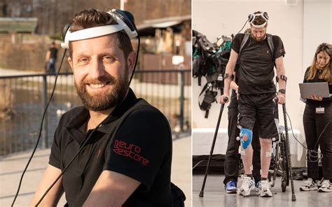 paralyzed man walks   electronic brain implants