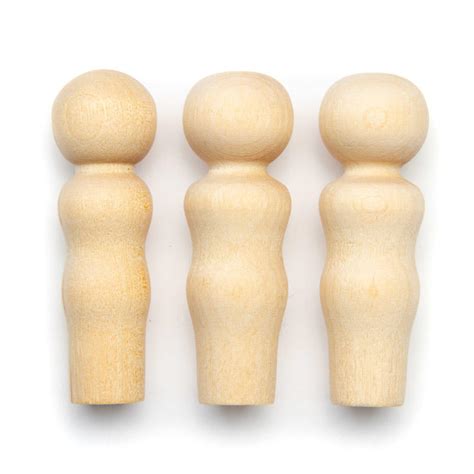 bulk unfinished wood peg doll bodies wooden doll heads and bodies
