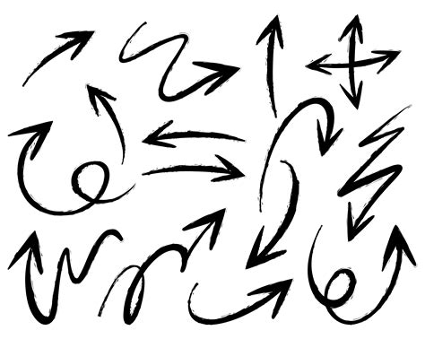 doodles arrows   shapes  vector art  vecteezy