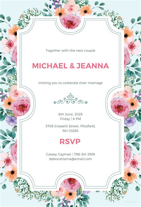 wedding ticket invitation template  adobe photoshop illustrator
