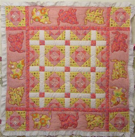 kitty cats cradle quilt meadowlyon designs