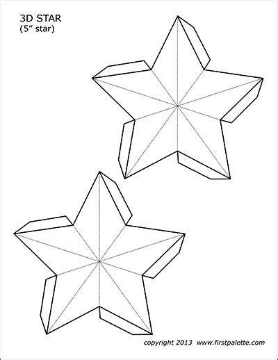 printable  star template printable  printable templates