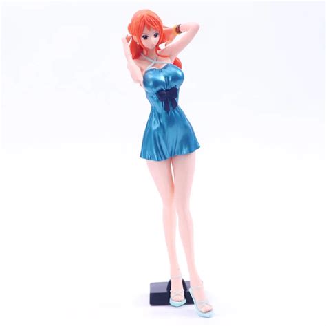 Anime One Piece Glitter And Glamours Nami Dress Ver Sexy Pvc Action