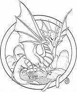 Dragon Coloring Pages Dragons Fire Printable Adult Realistic Adults Dover Haven Book Creative Kids Breathing Easy Publications Draw Cool Print sketch template