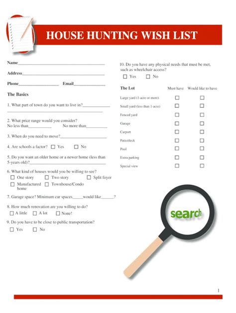 explore  image  house hunting checklist template   house