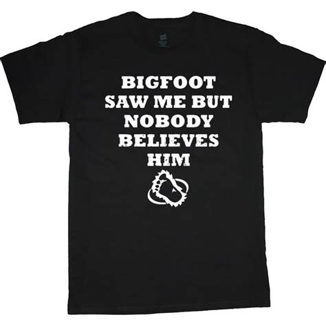 Decked Out Duds Bigfoot Funny T Shirt Men S Big And Tall Graphic Tee