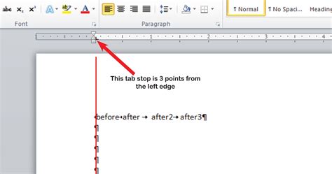 create  tab stop   dotted leader stack