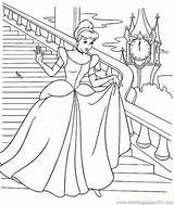 Coloring Cinderella Pages Printable Print Disney Pic Library Clipart sketch template
