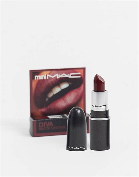 Mac Mini Mac Traditional Matte Lipstick Diva Asos