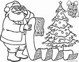 Santa Coloring Claus Town Coming Pages Elf Hat Printable Drawing Getdrawings Getcolorings Kids Color Colorings sketch template