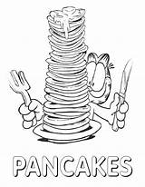 Pancake sketch template
