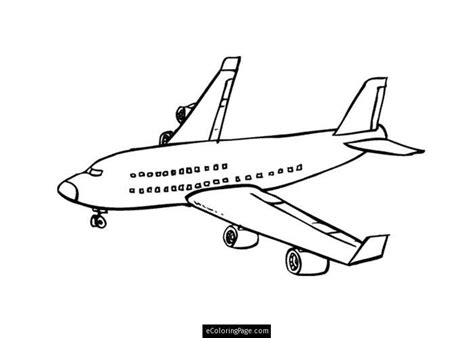 boeing  airplane coloring page printable airplane coloring pages
