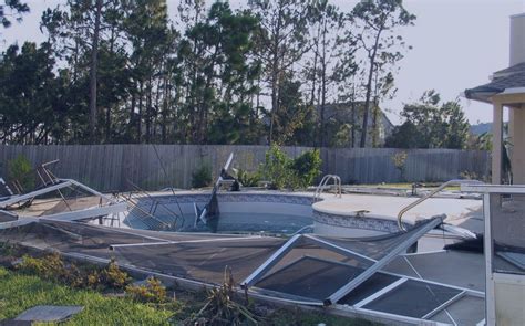 hurricane pool cleanup sensafe