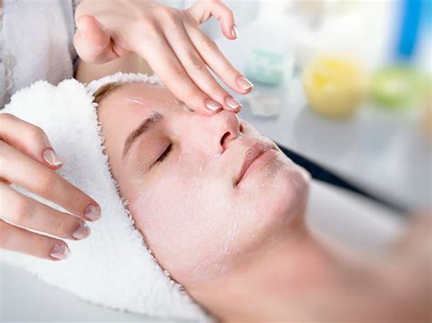 spa treatment stock image image  massage clinic girl
