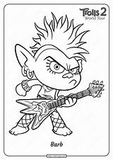 Trolls Coloring Barb Queen Printable Pages Pdf Troll Tour Disney Rock Poppy Kids Barbara Drawing Whatsapp Tweet Email Onlycoloringpages Crayola sketch template
