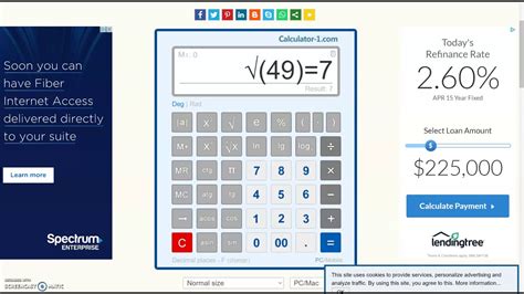 square root   calculator youtube