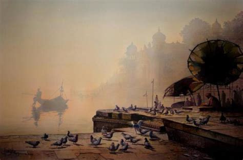 Watercolor Paintings By Indian Artist Amit Bhar Fine Art