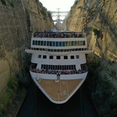 fred olsen cruise lines returns to corinth canal marine