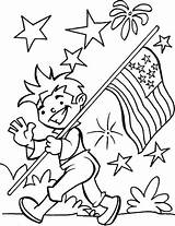 Coloring July Pages Kids 4th Printable Parade Fourth Sheets Bestcoloringpages Flag sketch template