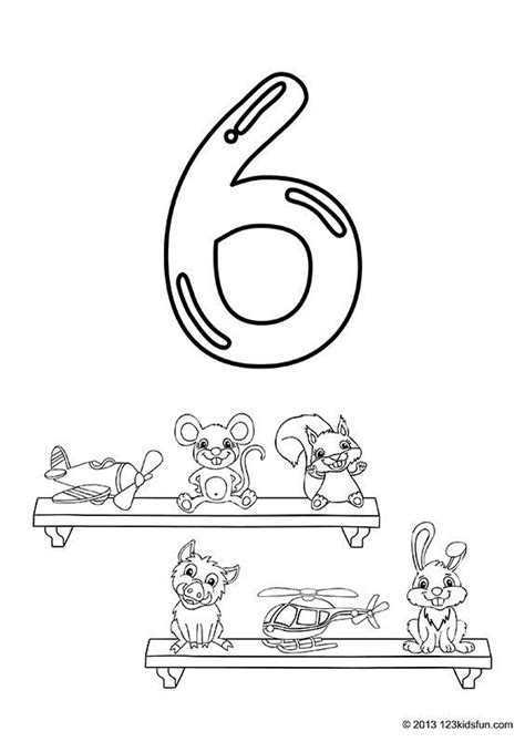 printable coloring pages  kids colour  numbers coloring