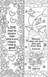 Shading Bookmarks Journaling Verse Childlike sketch template