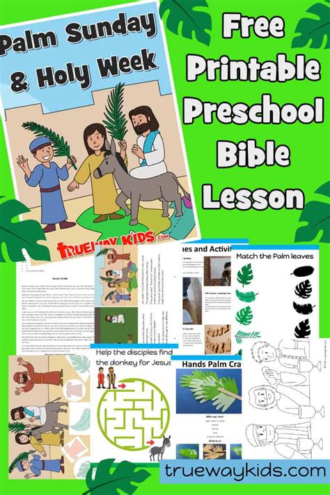 pin en palm sunday preschool bible lesson