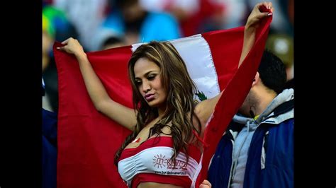 Sexy Fanática Peruana En Copa America Chile 2015 Nissu Cauti Youtube