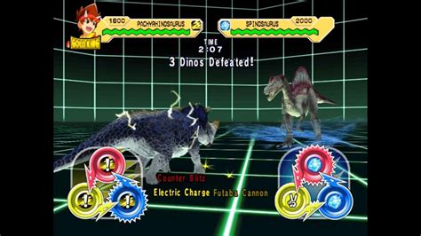 Dinosaur King Arcade Game 恐竜キング Pachyrhinosaurus Vs