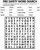 Safety Fire Word Search Coloring Crayola Kids Pages Prevention Activities Find Words Crafts Week Print Earth Cub Scout Book Circle sketch template