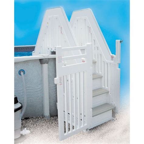 confer double pool entry system  gate  ground