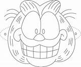 Garfield Mask Coloring Kids Printable Pages Drawing Para Masks Studyvillage Colorear Print Face Crafts Carnaval Template Cat Mascaras Adult Cake sketch template