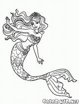 Coloring Mermaid Sirens Stylish Sing Pages sketch template