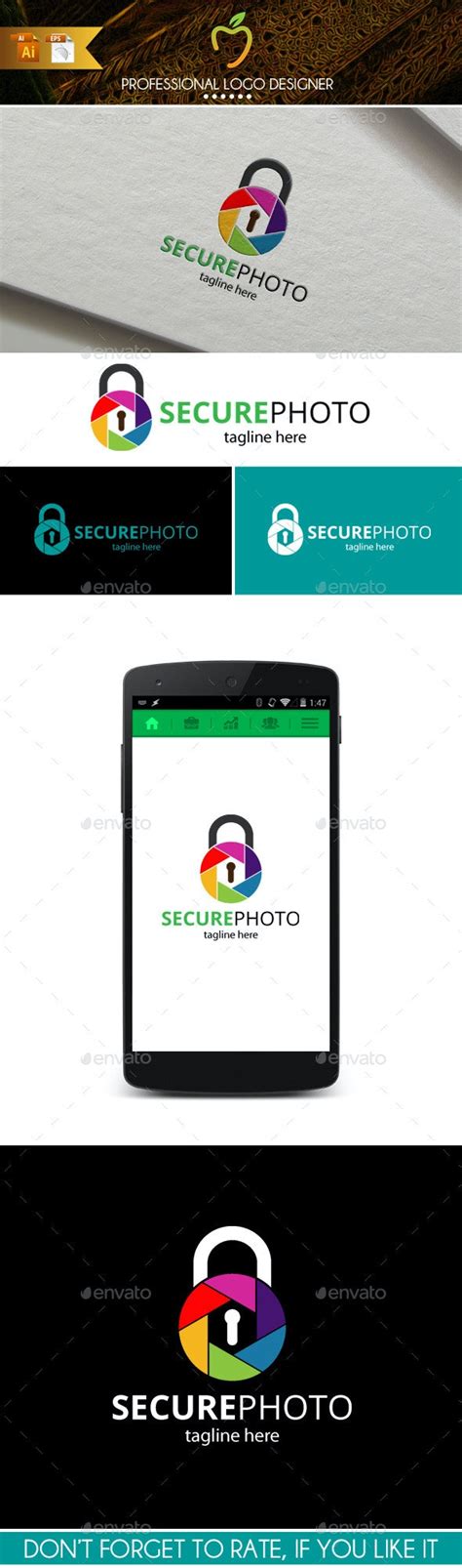 secure photo logo  mangga graphicriver