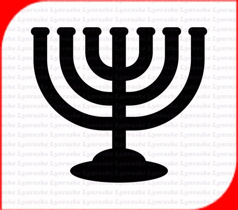 menorah silhouette svg svg dxf cricut silhouette cut file etsy