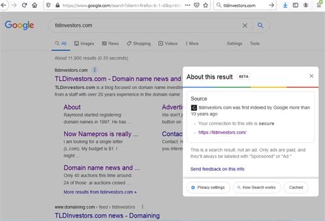 google  add  info  domains  search results