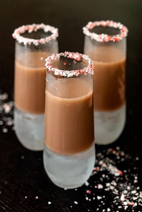 this godiva chocolate candy cane cocktail is the very best