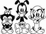 Yakko Cartoon Animaniacs Characters Wakko Coloring Pages Dot Cartoons Classic Drawings Tattoos 90s Disney Img1 Etsystatic Etsy Template Vinyl Choose sketch template