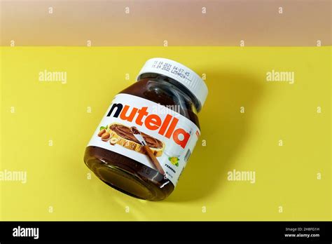 Tyumen Russia October 15 2021 Nutella Is The Brand Name Of A