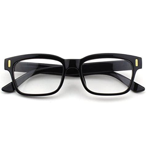 happy store cn12 casual fashion basic square frame clear lens eye