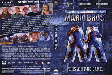 super mario bros  dvd scanned covers super mario bros dvd