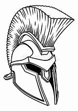 Romain Trojan Spartan Casque Gladiator Shield Troie Sparte Vecteurs sketch template